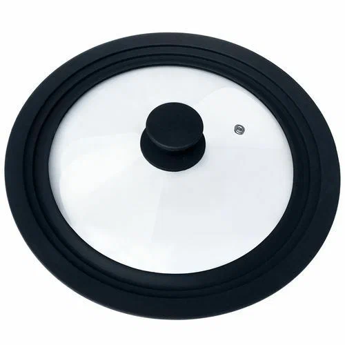 Крышка универсальная с силиконом 3 размера 24,26,28см цв.черный 9200344